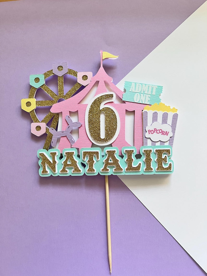 Carnival Cake Topper