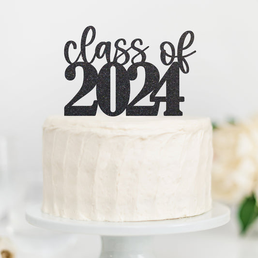 class of 2024 cake topper