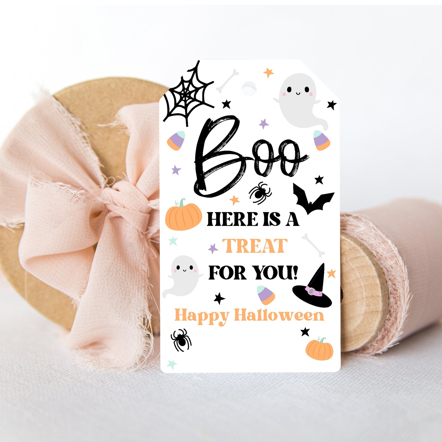 Boo Basket Digital Download Tags