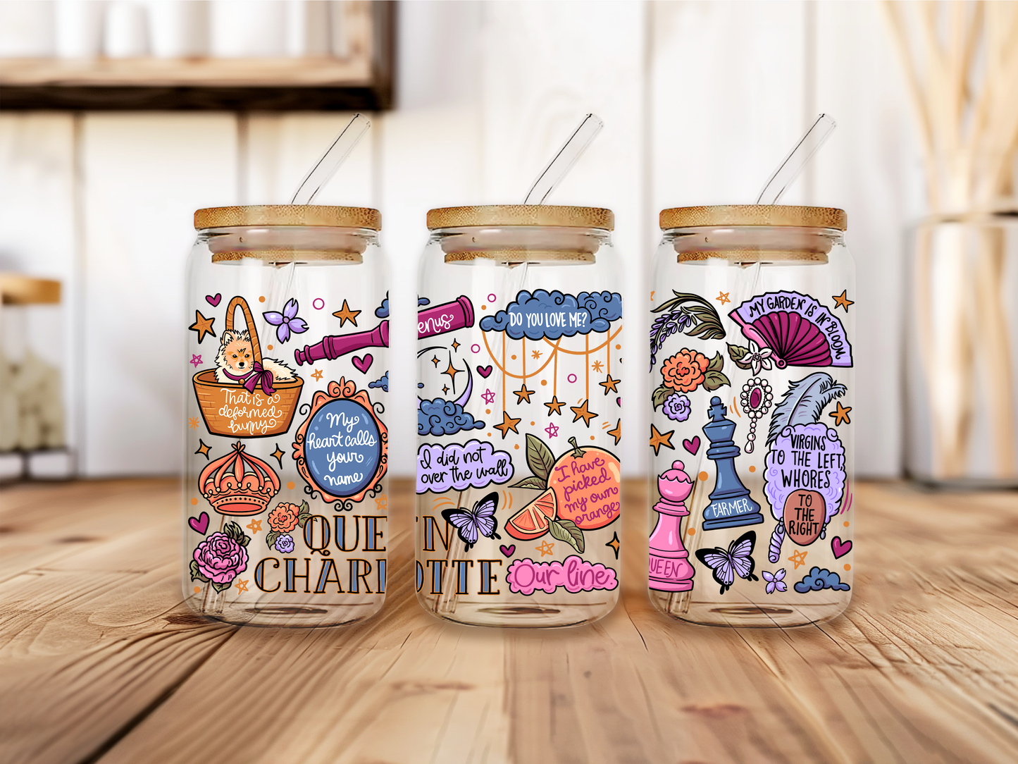 PRE ORDER Queen Charlotte Glass Cup