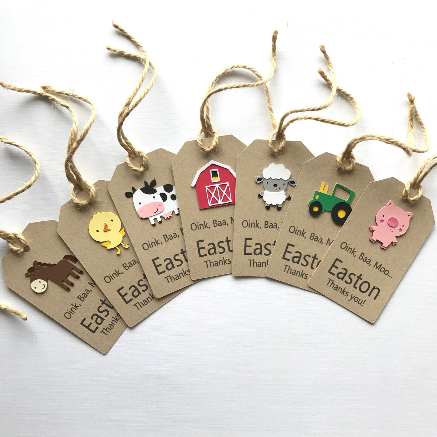 Farmyard Gift Tags - glitterpaperscissors