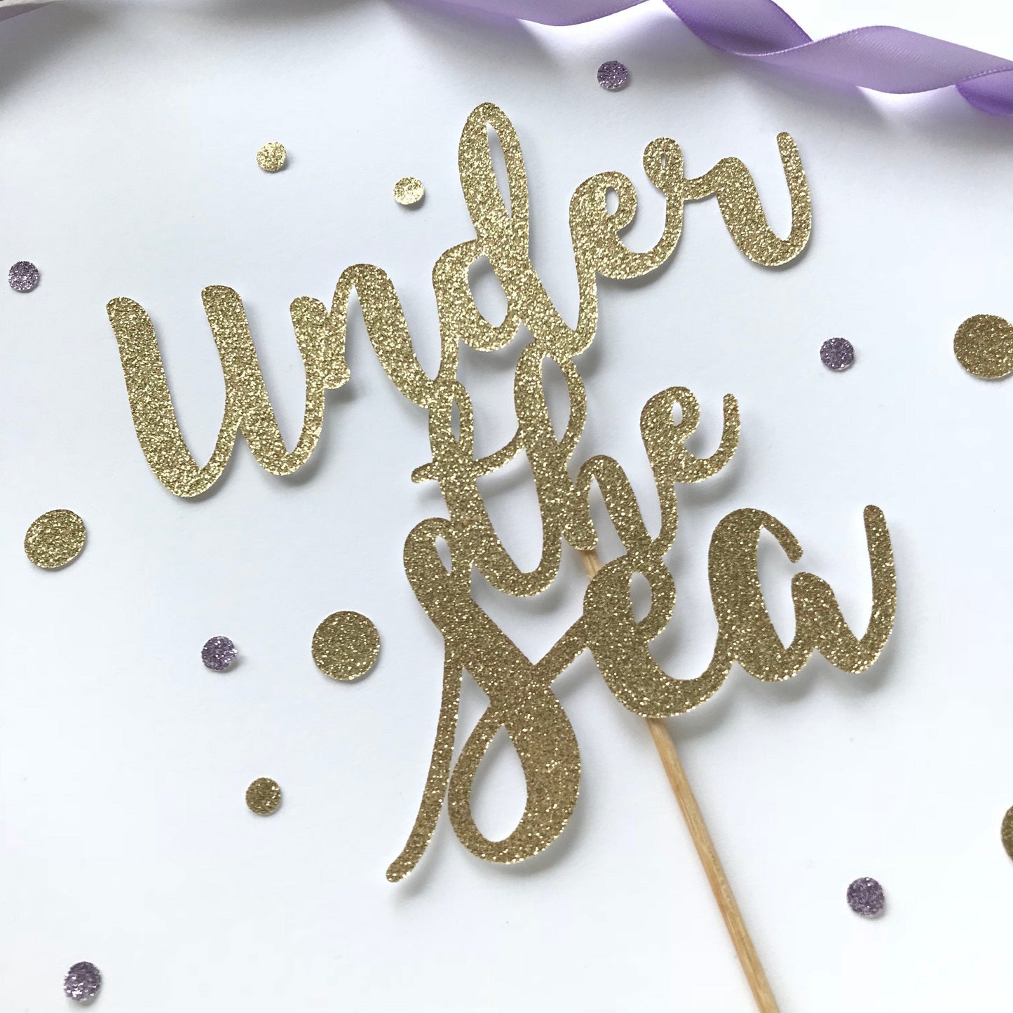 Under the Sea Cake Topper - glitterpaperscissors