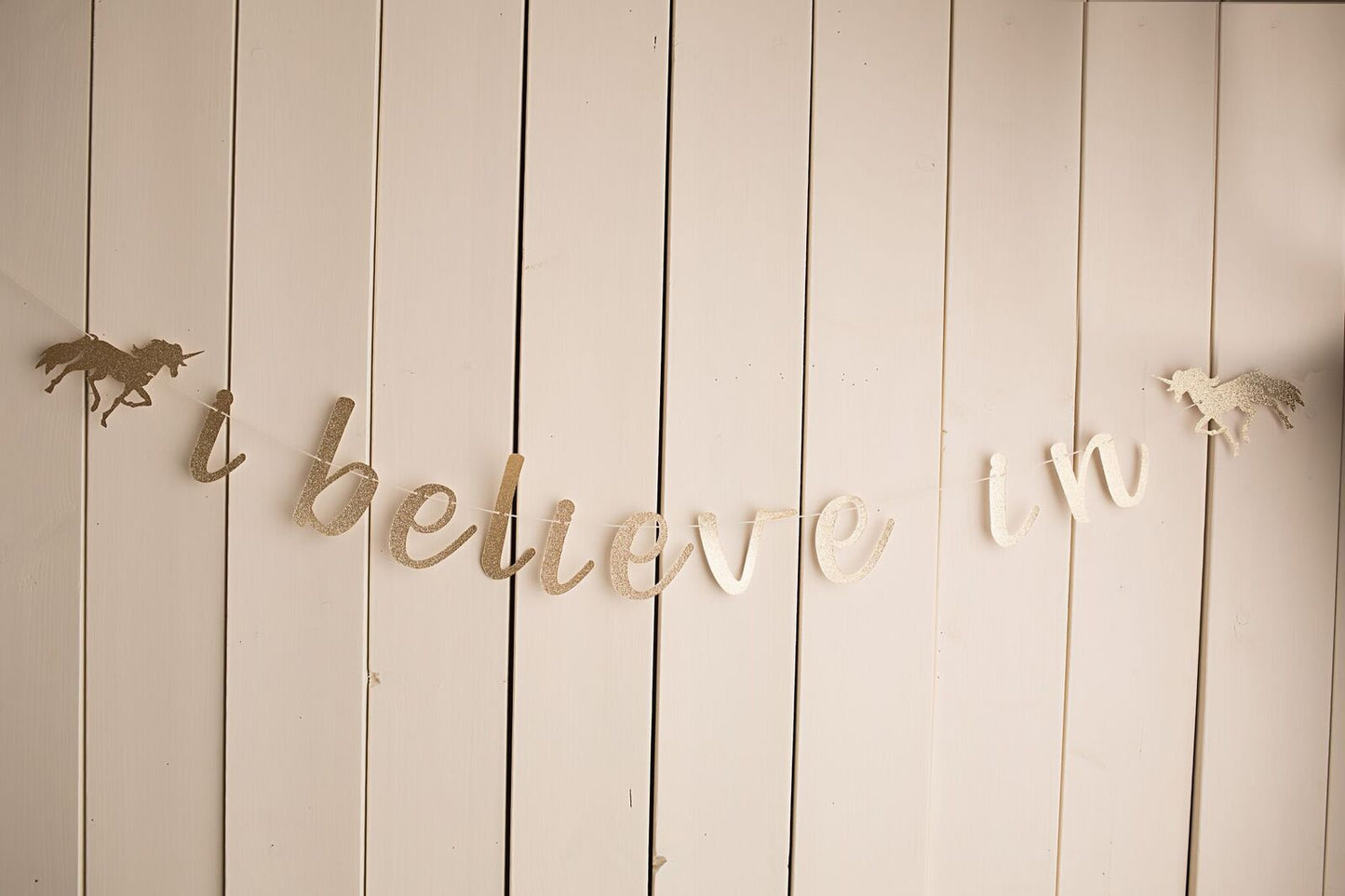 I Believe In Unicorn Banner - glitterpaperscissors