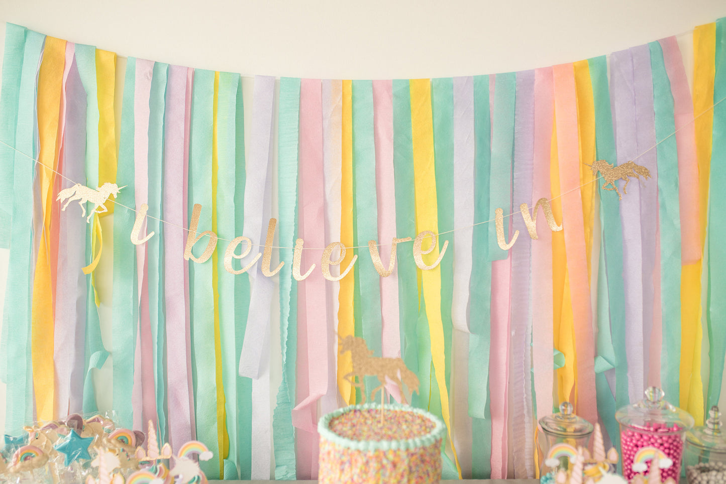 I Believe In Unicorn Banner - glitterpaperscissors