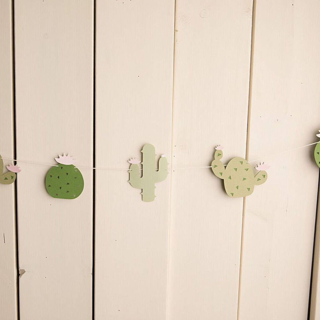Cactus Garland - glitterpaperscissors