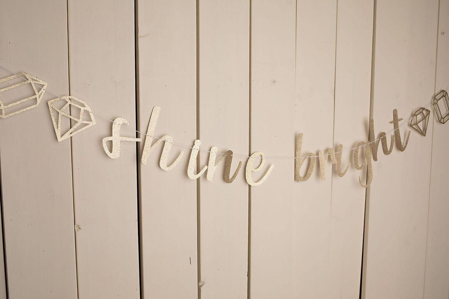 Shine Bright Banner - glitterpaperscissors
