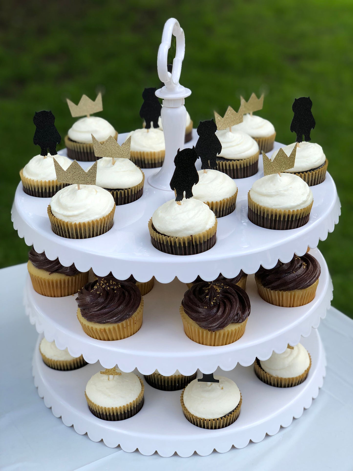 Wild One Cupcake Toppers - glitterpaperscissors