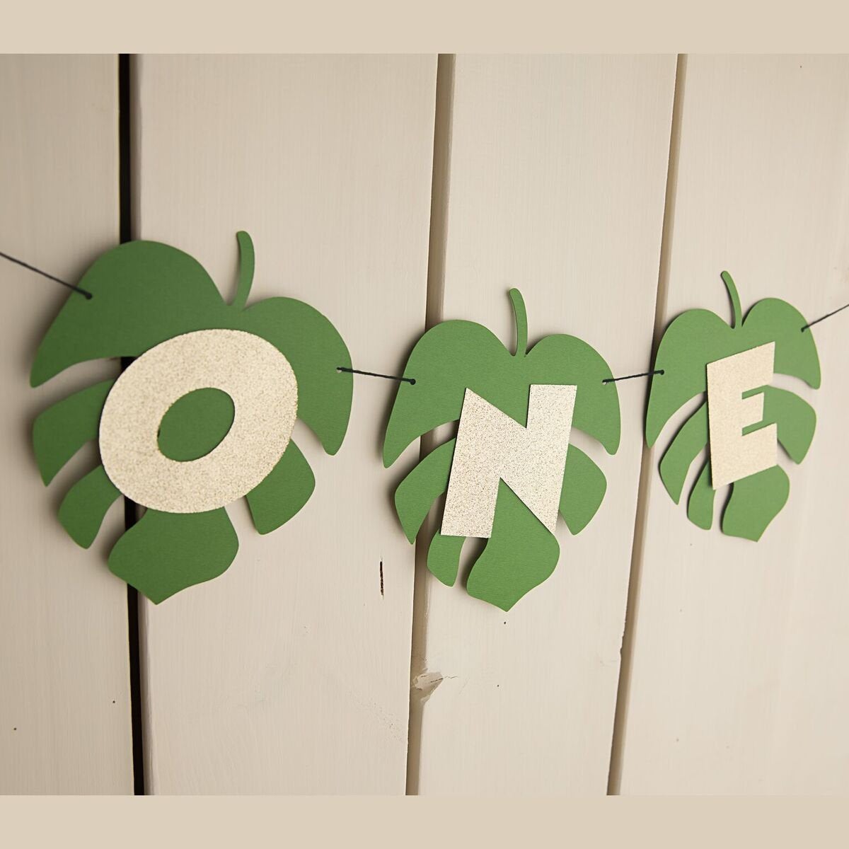 Jungle One Banner - glitterpaperscissors