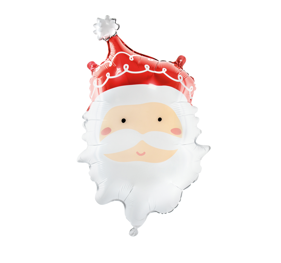santa balloon - glitter paper scissors