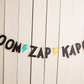 Boom Zap Kapow Super Hero Banner