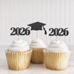 2026 Graduate Cupcake Toppers