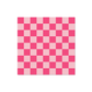 Bonjour Fête - PINK SIGNATURE CHECkER LARGE NAPKINS