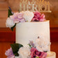 Mr & Mrs Cake Topper