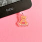 Book Bear E-Reader Charm