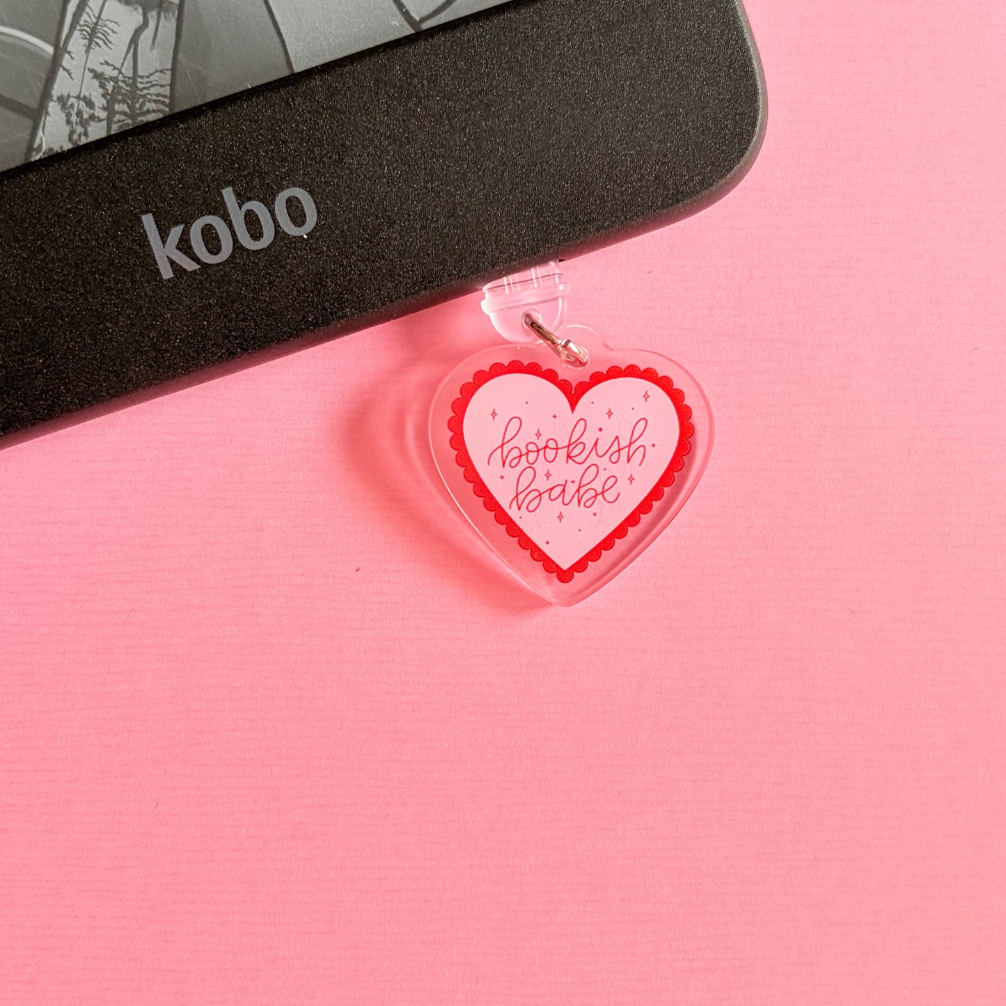 Bookish Babe E-Reader Charm