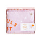 ghouls just wanna have fun pink and orange canvas banner in packaging