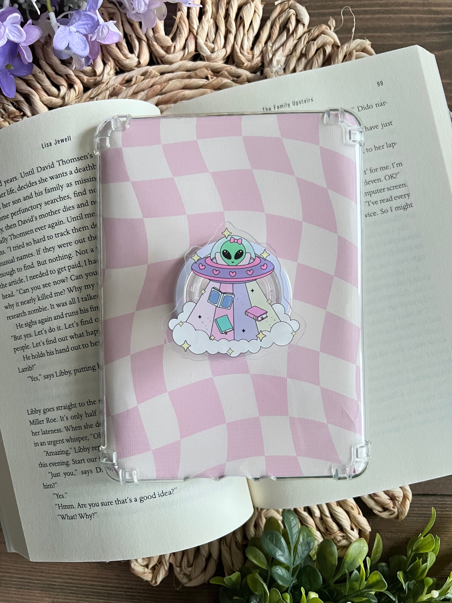 Just Here for the Books Kindle Grip