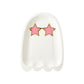 groovy ghost paper plate with star shades on