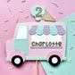 Ice Cream Truck Cake Topper