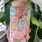 Italian Summer Sardines Glass Cup