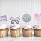 taylor swift inspired cupcake topers