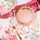 pink and gold disco ball plates with our other pink cowgirl items