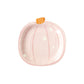pink pumpkin paper plate