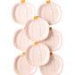 pink pumpkin paper plate