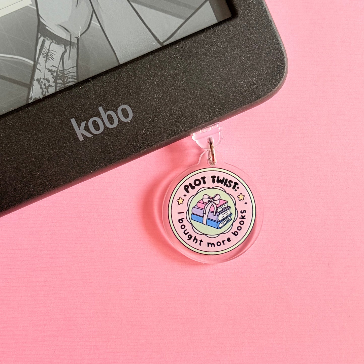 Plot Twist I Bough More Books E Reader Charm