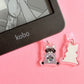 Always Freakin Busy Ready Trash E-Reader Charm