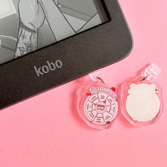 Romance Book Lover E-Reader Charm