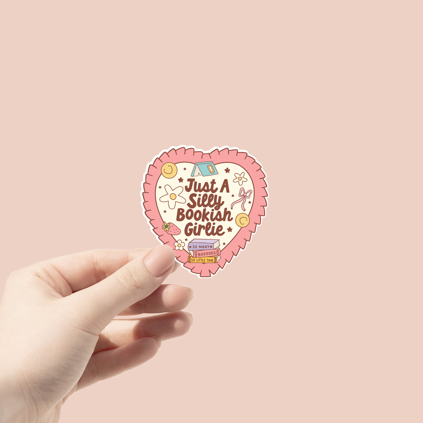 Just a Silly Bookish Girl sticker