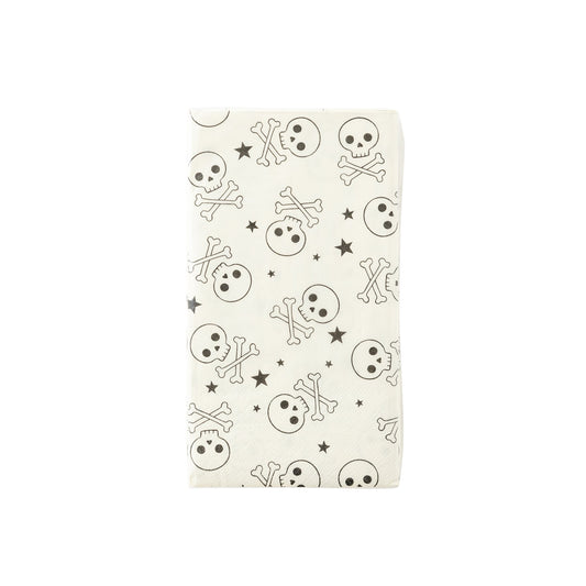 Skull & Cross Bones Dinner Napkins 24ct