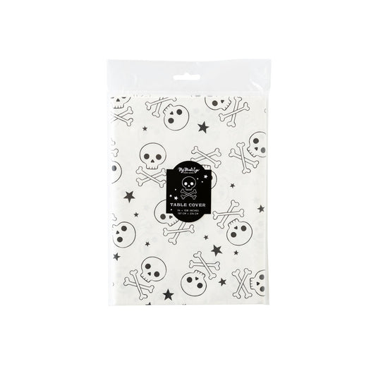 skull crossbones paper tablecover