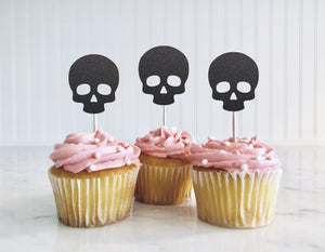 Skull Cupcake Toppers
