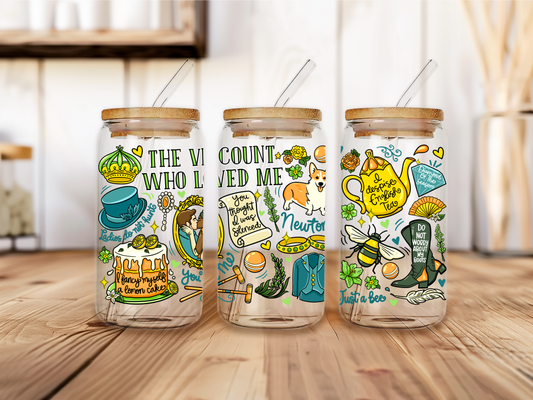 PRE ORDER The Viscount who loved me Glass Cup