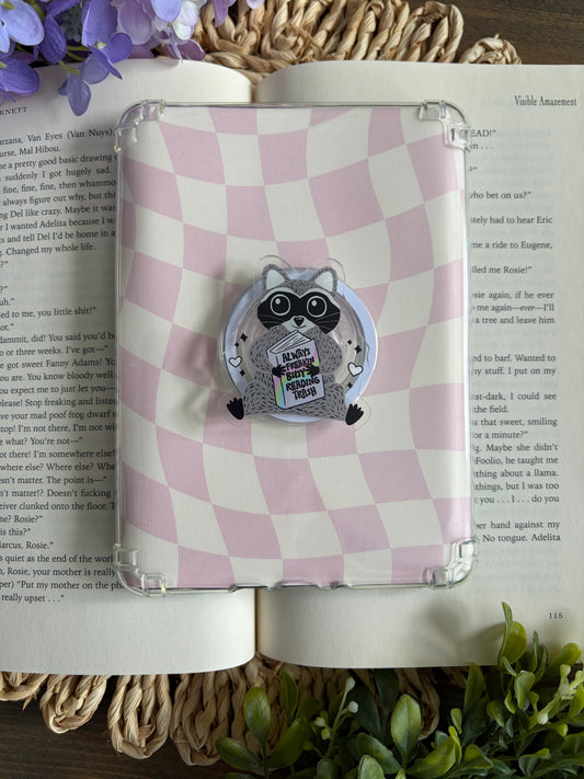 Reading Trash e-reader/ phone grip E-Reader/ Phone Grip