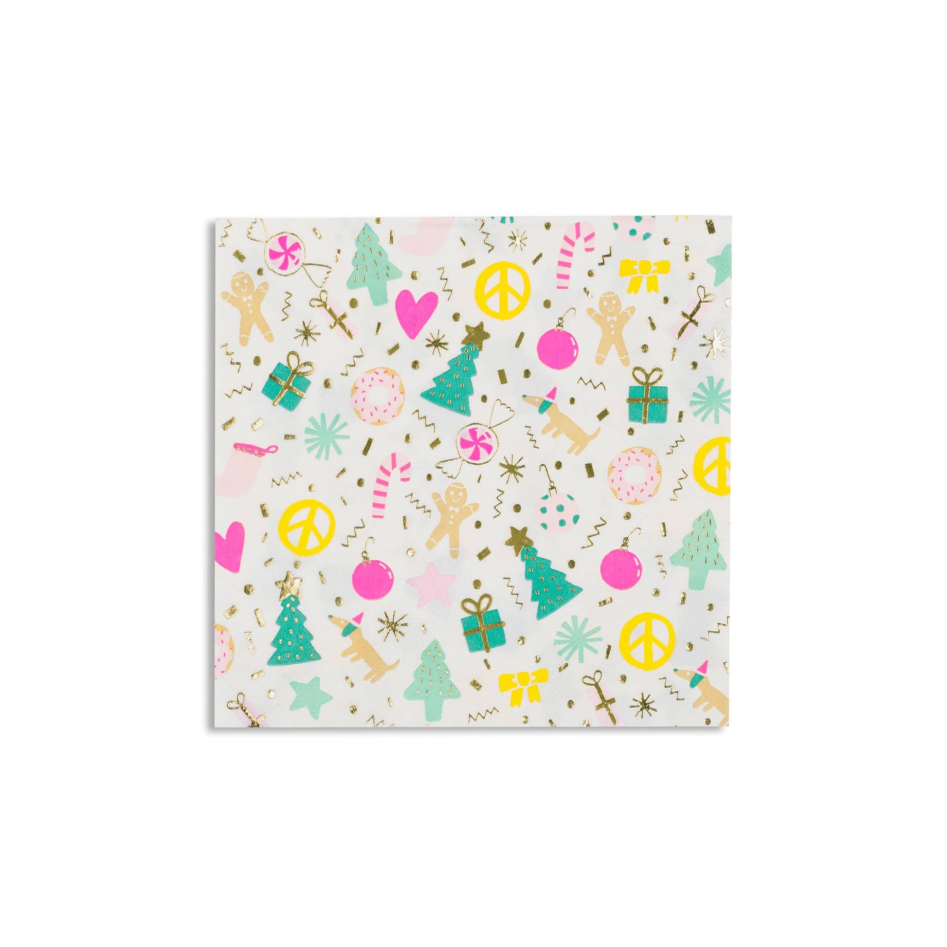 Merry + Bright Large Napkins - glitterpaperscissors