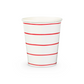 Red Striped Cups