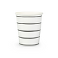 Black Stripe Cups