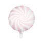 pink white swirl candy balloon - glitter paper scissors