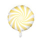 light yellow white swirl candy balloon - glitter paper scissors