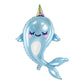 narwhal balloon - glitter paper scissors