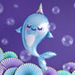 narwhal balloon - glitter paper scissors