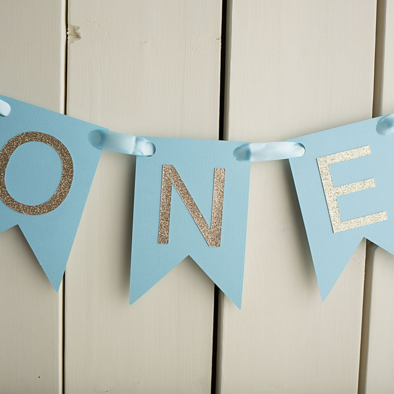 Age High chair banner - glitter paper scissors