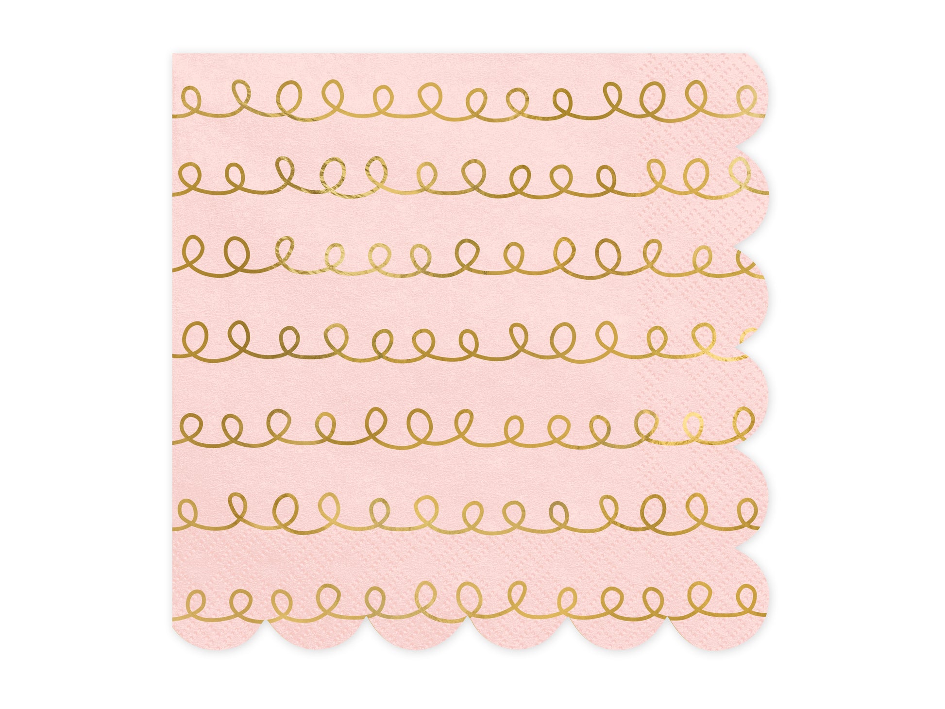 pink tracing napkins - glitter paper scissors