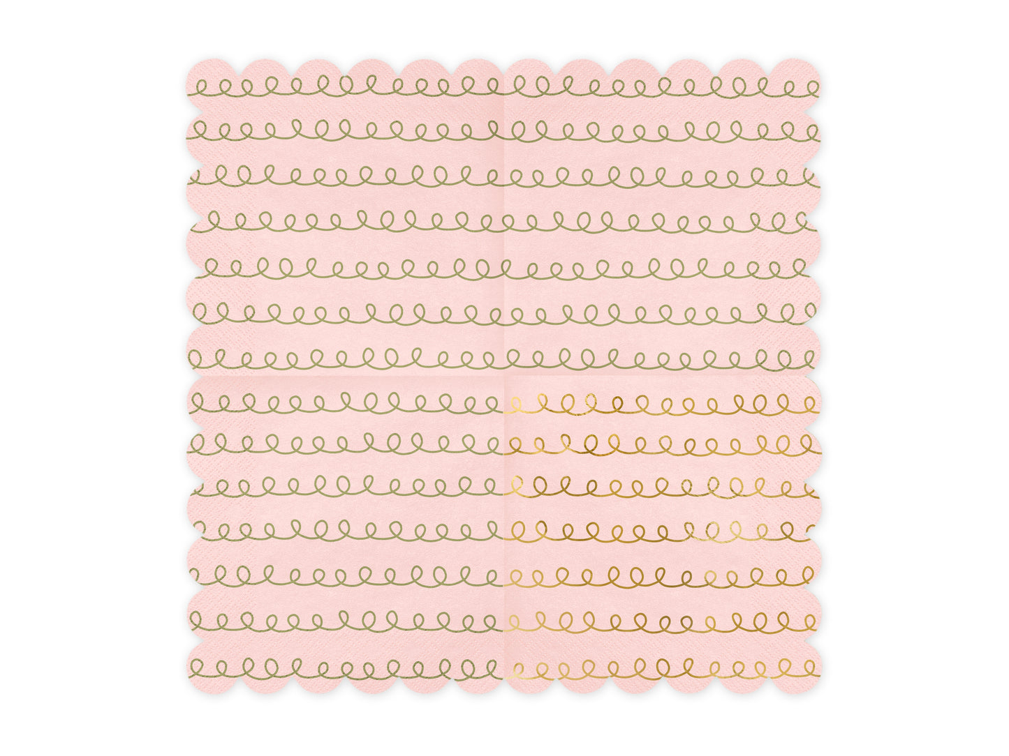 pink tracing napkins - glitter paper scissors