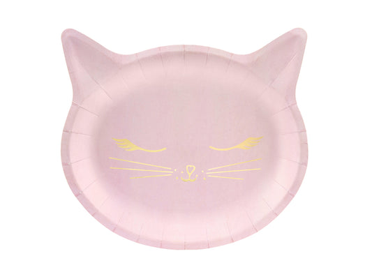 Pink Cat Plate