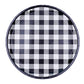 Black Gingham Plates - glitterpaperscissors