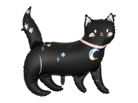 black cat balloon - glitter paper scissors